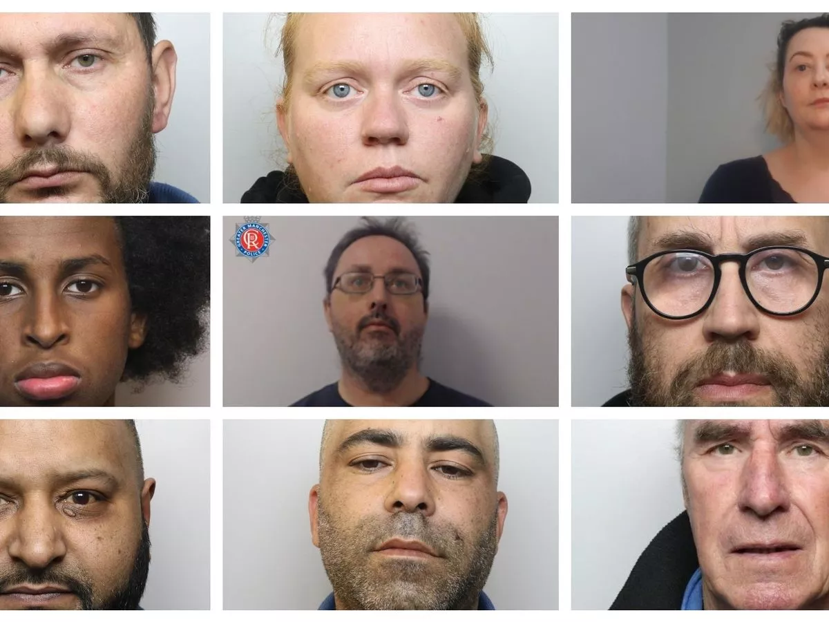 The criminals locked up in Greater Manchester in October