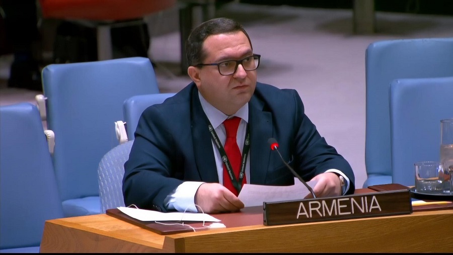 Armenia Reaffirms Readiness to Support Peace Efforts in the Middle East at UN Security Council Debate