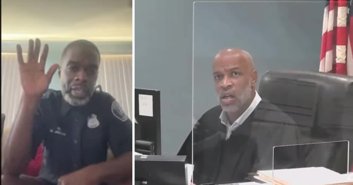 Judge responds after officer appears at Zoom court hearing with no pants on