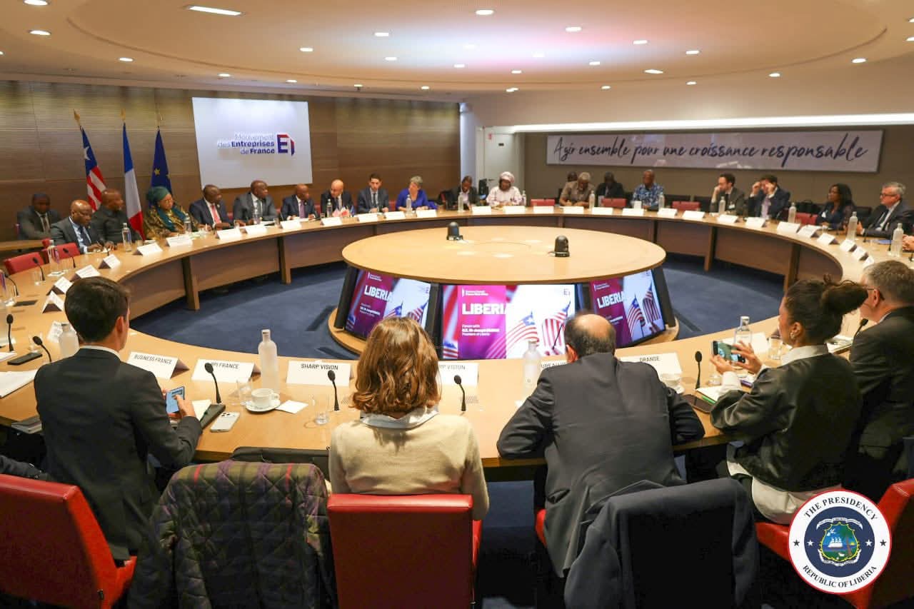 President Boakai Woos French Investors, Promotes ‘ARREST’ Agenda in Paris