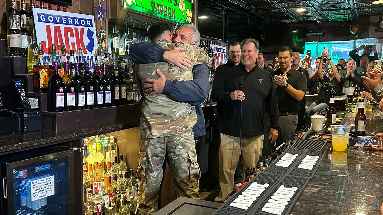 Ciattarelli surprised by Army son's return from Kuwait deployment