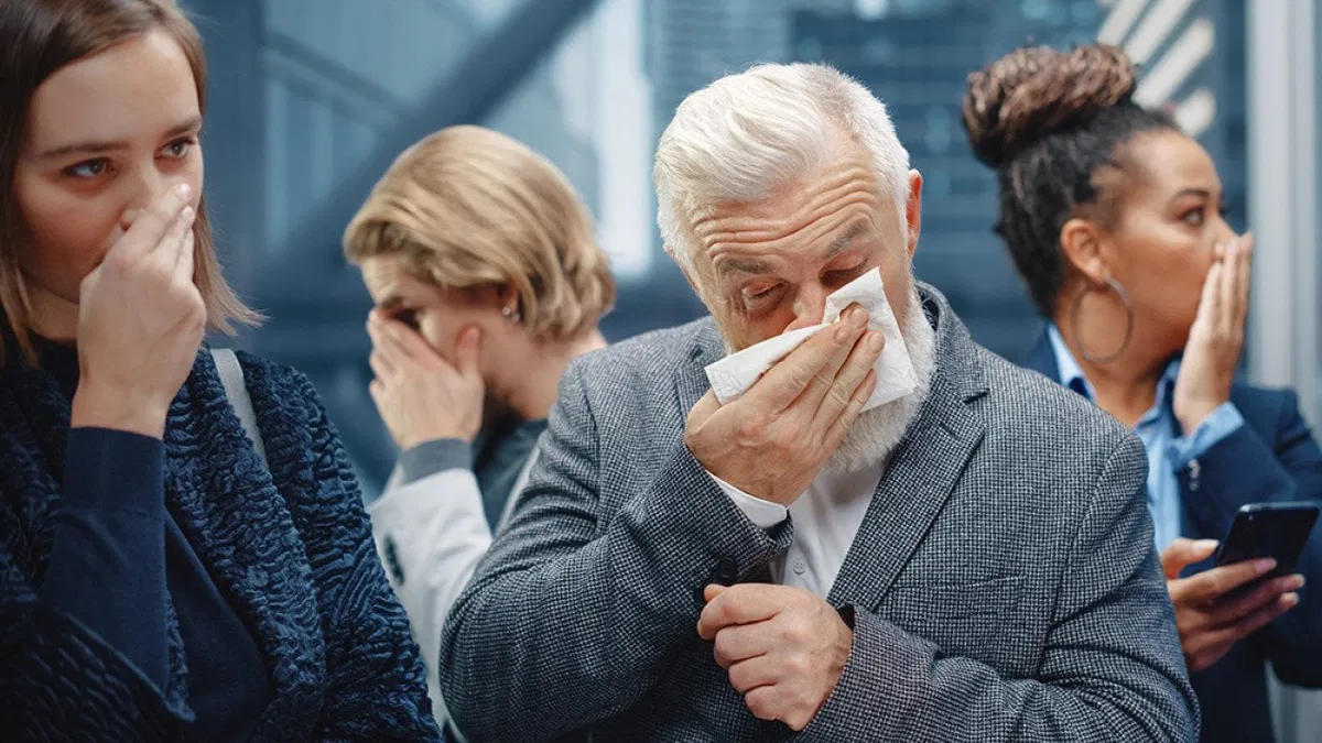 When sharing is not caring: Flu season and indoor air quality