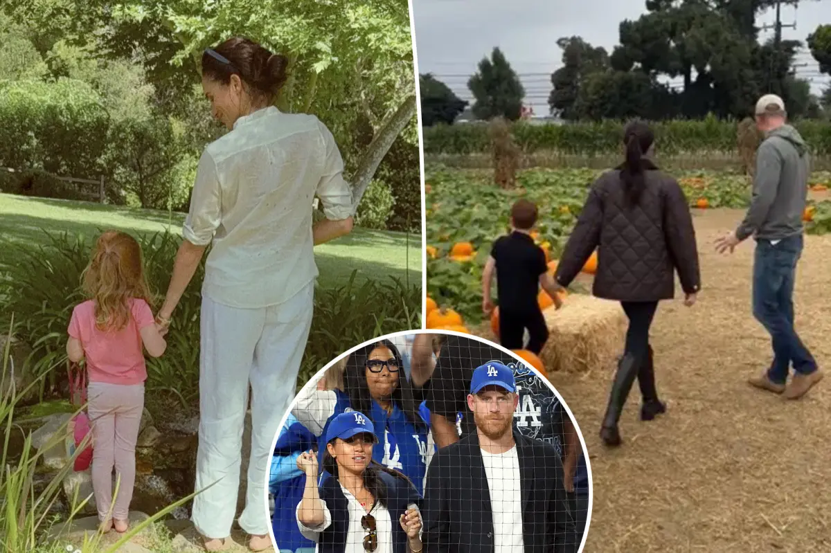 Prince Harry isn't loving Meghan Markle's recent posts of him and their kids