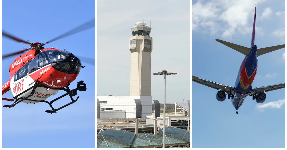 Southwest Flight Forced to Abandon Landing After Helicopter Near Miss