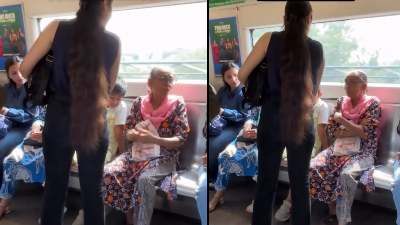 Delhi Woman Argues With ‘Dadi’ Over Seat Inside Train Coach: ‘Swagat Hai Aapka Metro Series Mein’ | Video