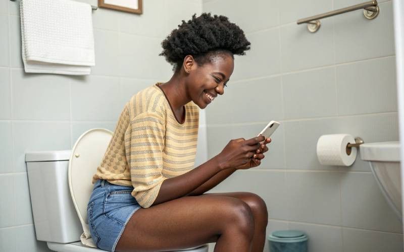 So, You Love Scrolling on the Toilet? Here’s What It’s Doing to Your Body