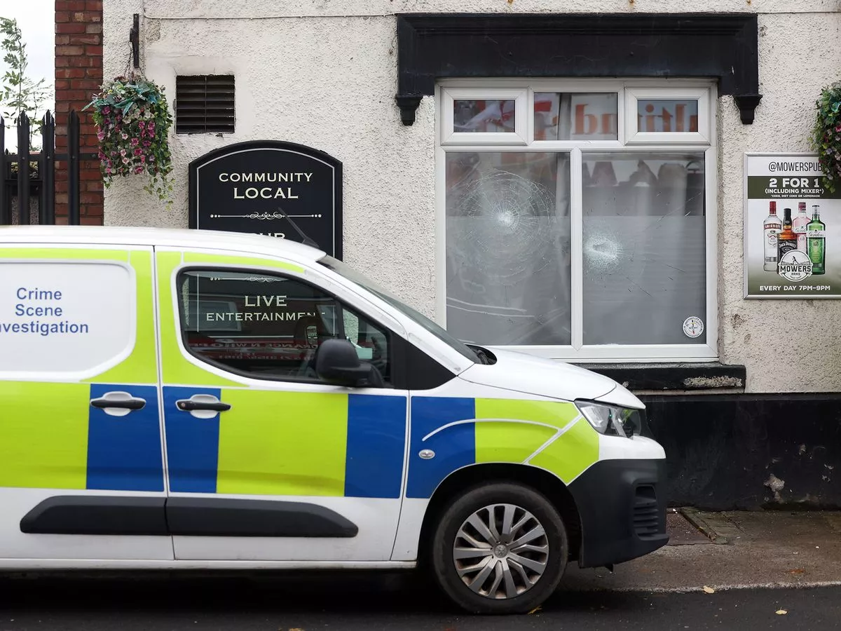 Forensics scour pub with windows smashed after man left injured in 'disturbance'