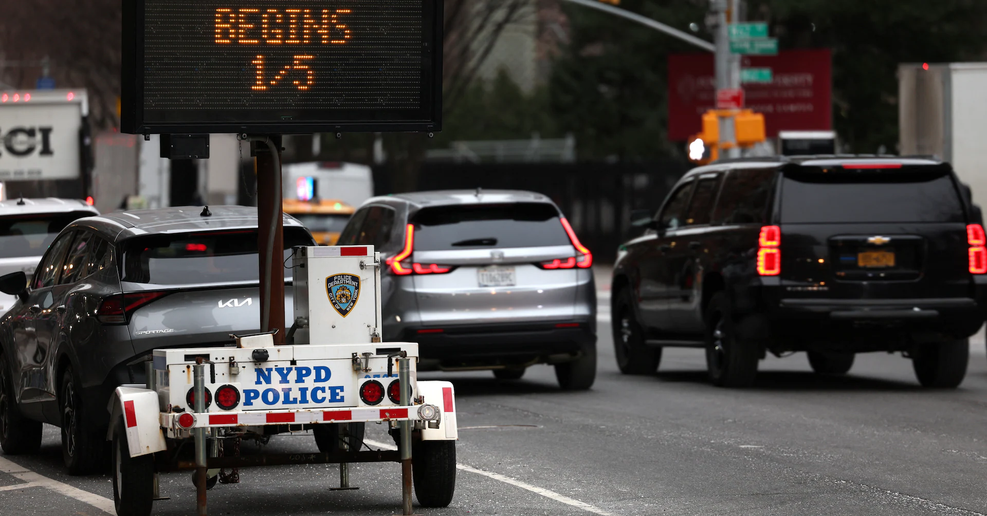 Trump renews push to end New York City vehicle congestion fee