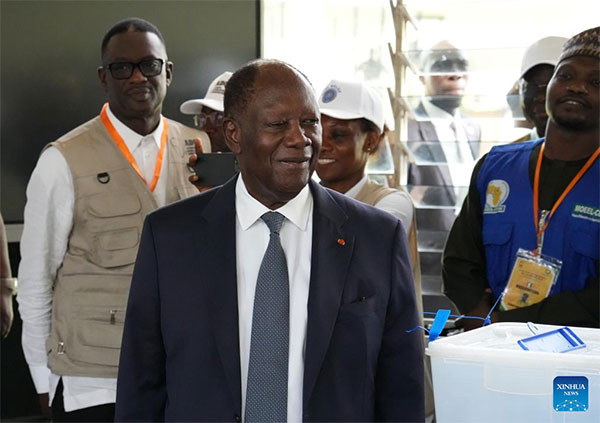 Alassane Ouattara wins Cote d’Ivoire’s presidential election with 89.77 pct of votes — CEI