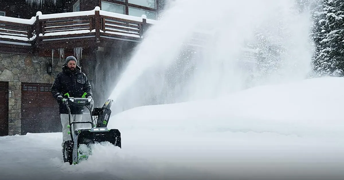 EGO's 56V 24-inch cordless self-propelled two-stage snow blower with 7.5Ah batteries at $1,400 (Reg. $1,649), more