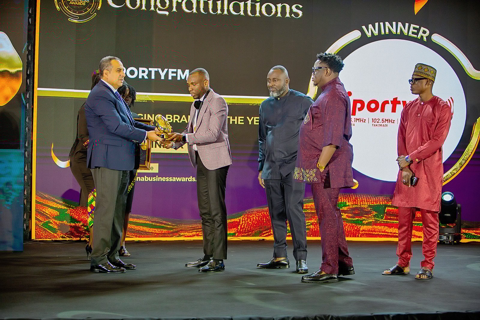SportyFM wins Emerging Brand of the Year at 2025 Ghana Business Awards