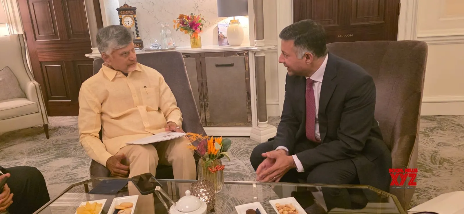 Andhra CM Naidu discusses partnership with UK universities