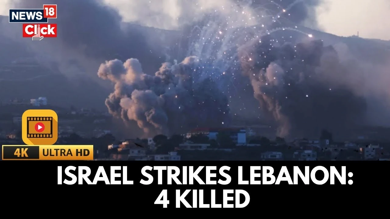 Large Crowds Attends Funeral As Israeli Strike Kills Four Men In Kfar Roumman Southern Lebanon | 4K