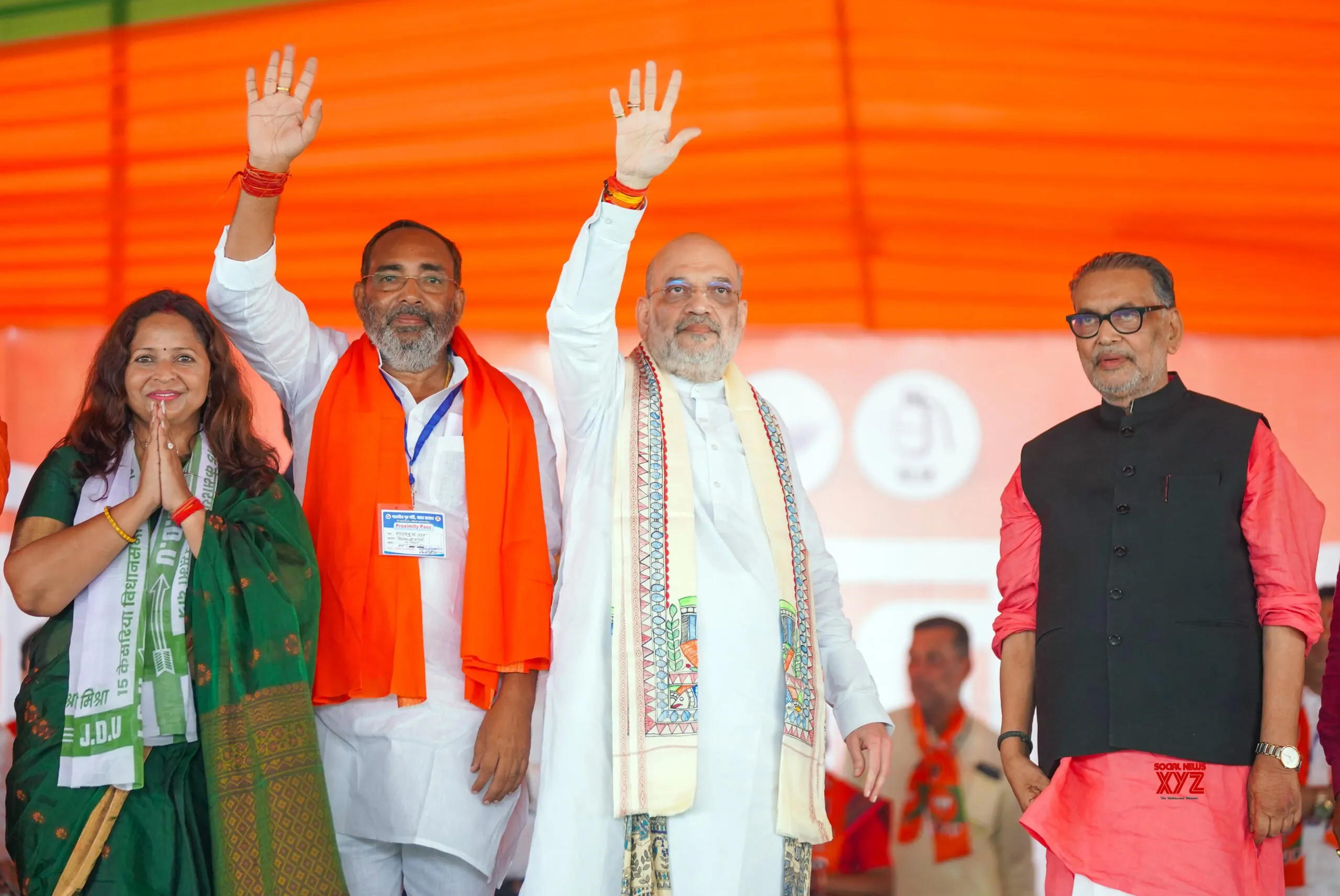 Amit Shah campaigns in East Champaran #Gallery