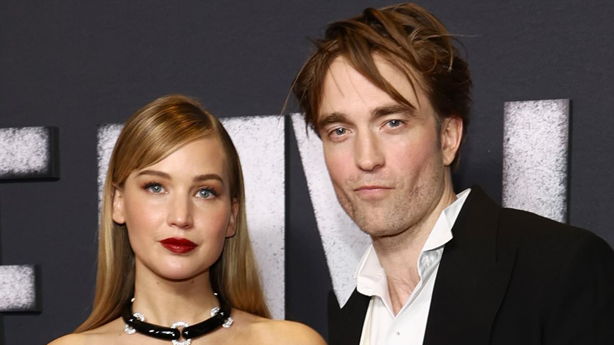 Jennifer Lawrence reunites with Robert Pattinson after confessing she once fed him out of the garbage