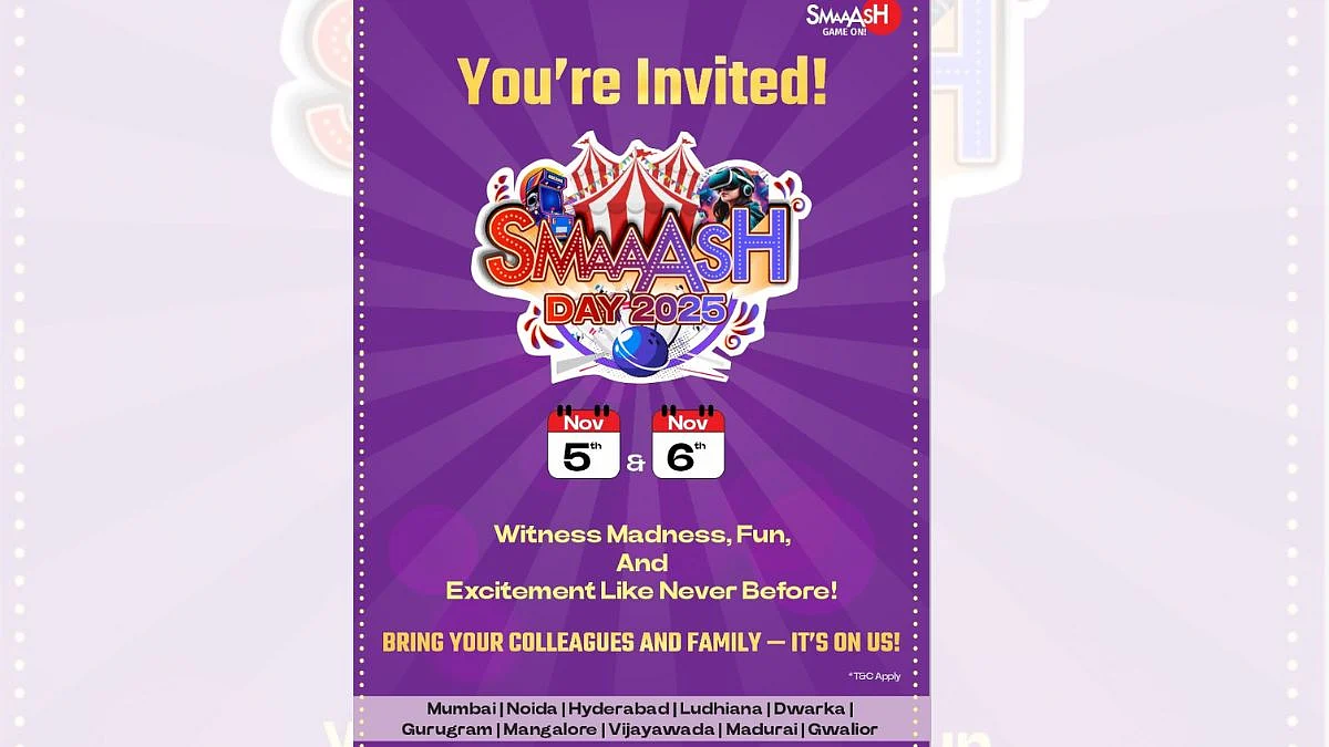 ₹99 Madness Returns! Smaaash Day Goes National This November