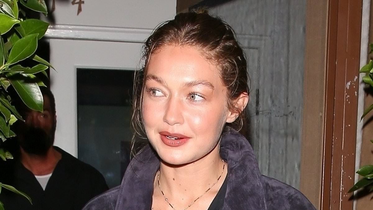 Gigi Hadid makes rare sighting with dad Mohamed, 76, and his much-younger girlfriend, 41, in LA