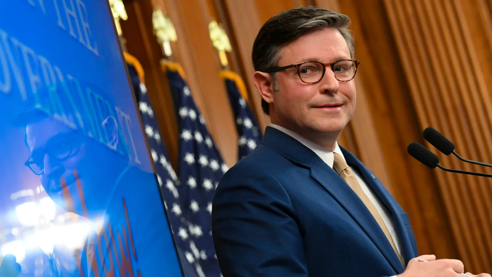 Mike Johnson Wants You to Believe He Lives Under a Rock