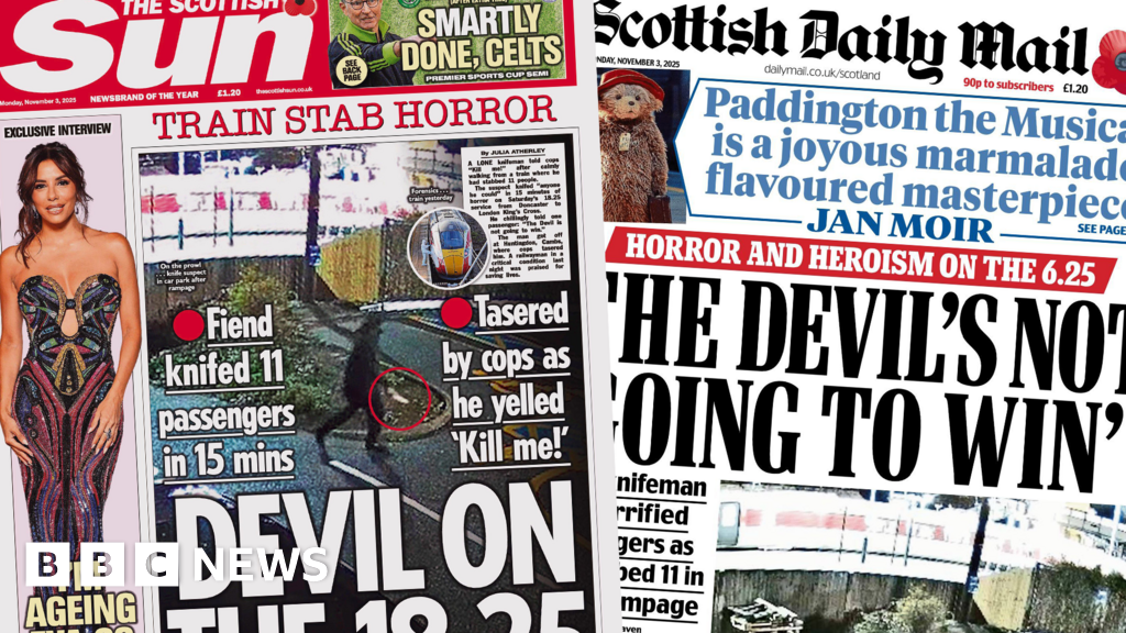Scotland's papers: Train 'horror and heroism' and school violence
