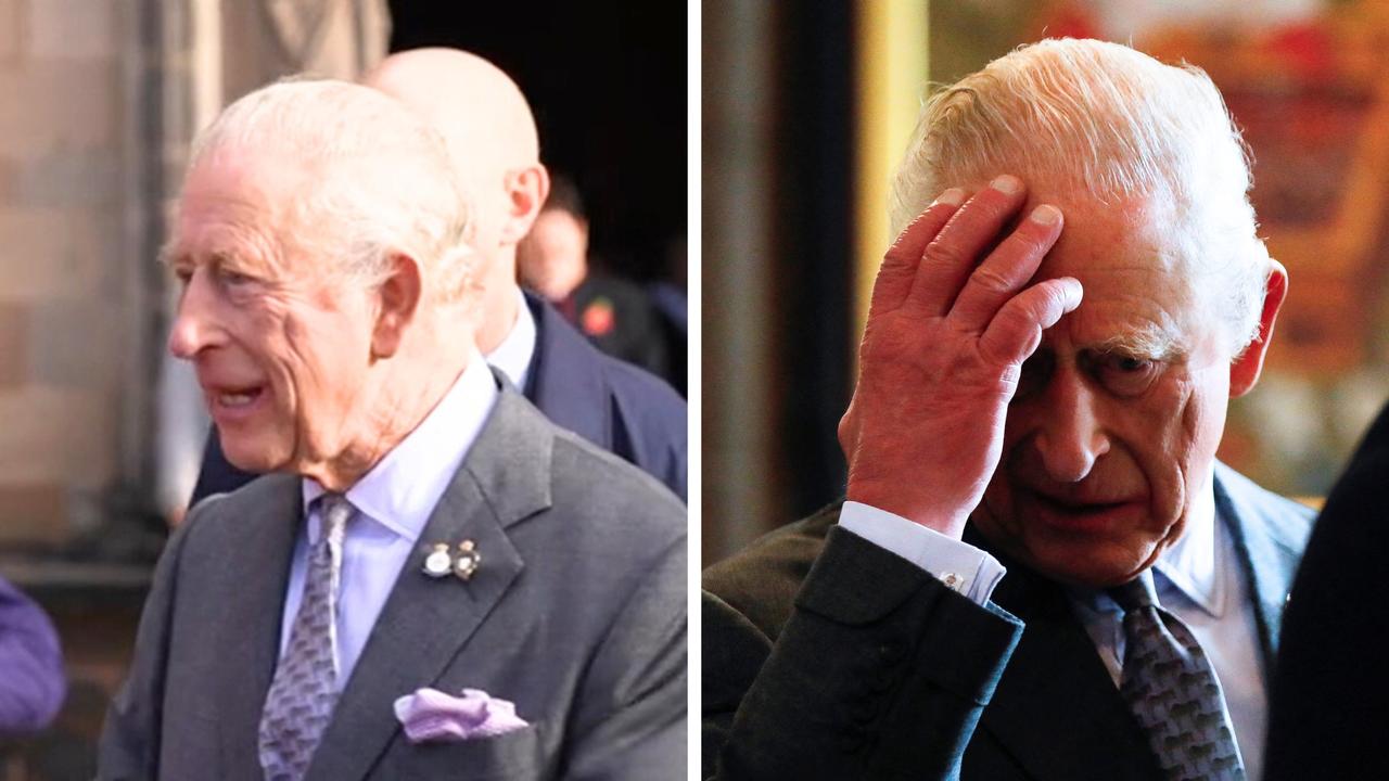 Protester heckles king over Andrew scandal