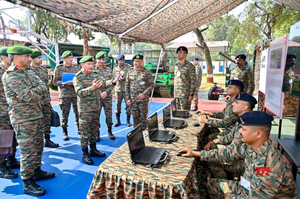 Upendra Dwivedi visits Kharga Corps #Gallery