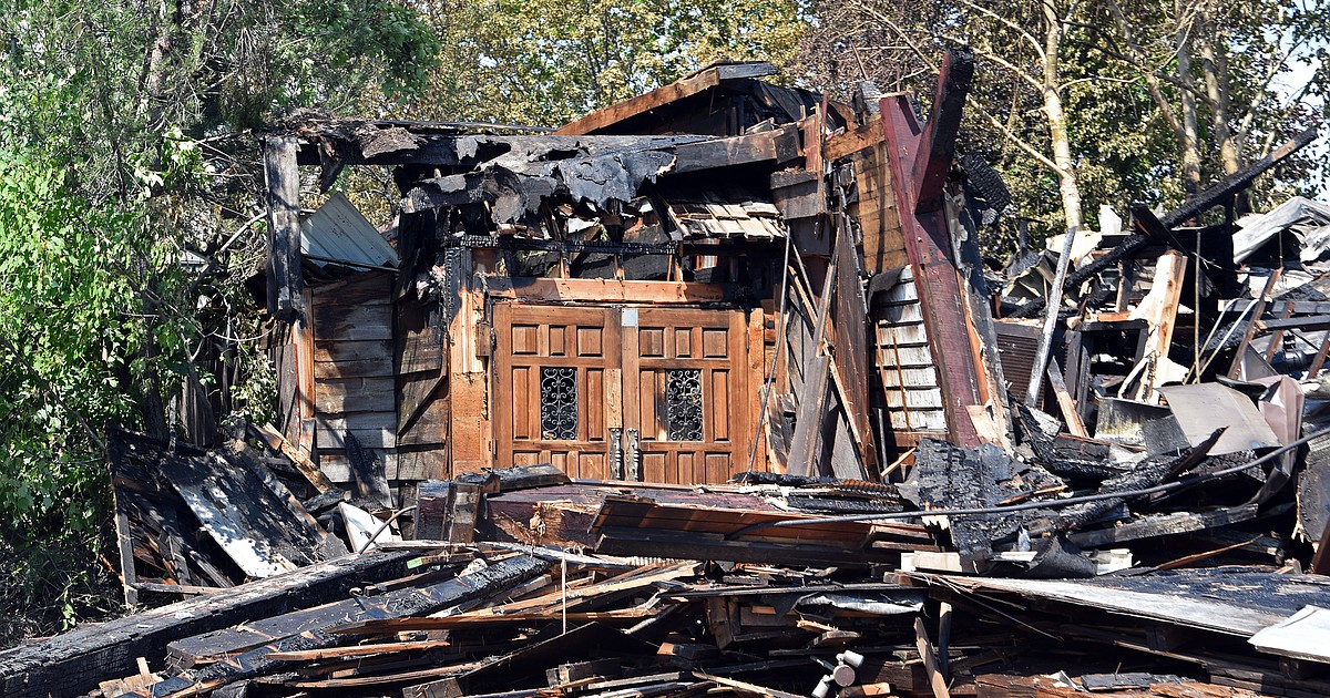 Rubble remains three months after Whitefish structure fire