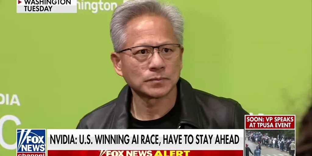 Nvidia CEO: ‘We need to stay ahead’ in the AI race