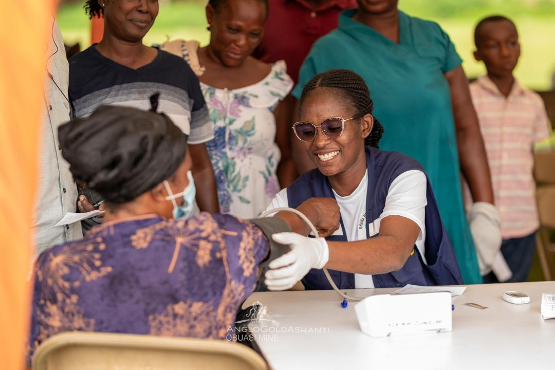 AGA screens & treats 5,000 Obuasi residents for free to mark health month