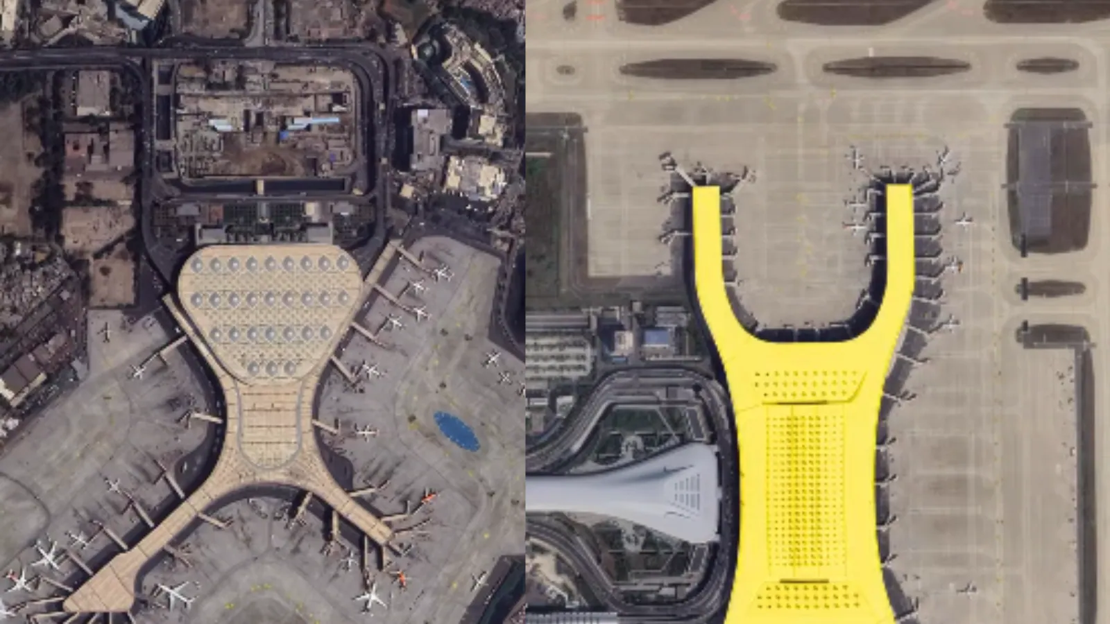 Eagle-Eye View Of World’s Most Stunning X-Shaped Airports, Internet Calls It ‘Premium Side Of Instagram’