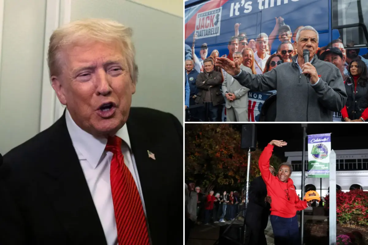 Trump to hold election eve tele-rallies for Jack Ciattarelli, Winsome Earle-Sears