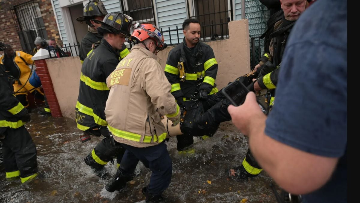 Two killed in basement flooding during heavy rain in New York City