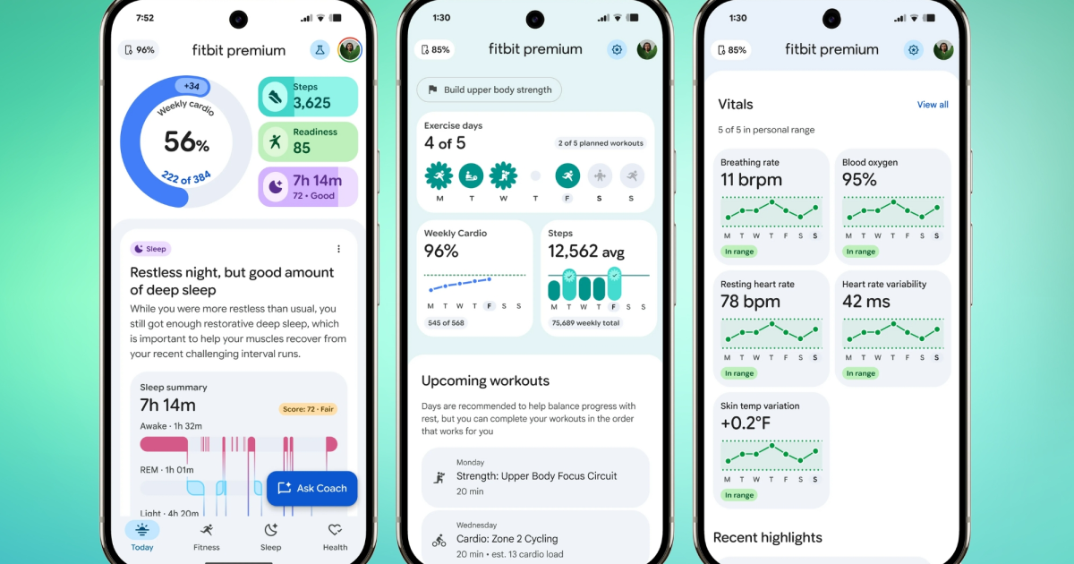 Fitbit's new conversational AI Coach turns your fitness data into actionable insights