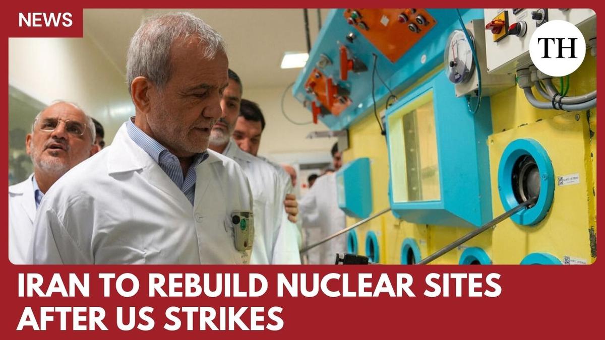 Watch: Iran’s President says Tehran will rebuild its nuclear facilities
