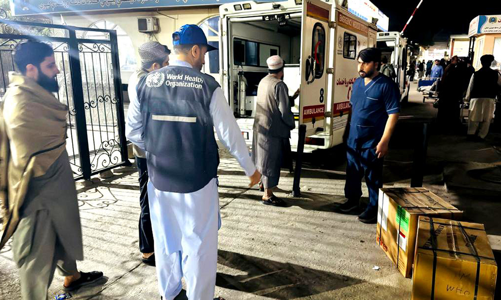 WHO warns of rising health needs after deadly earthquake in northern Afghanistan