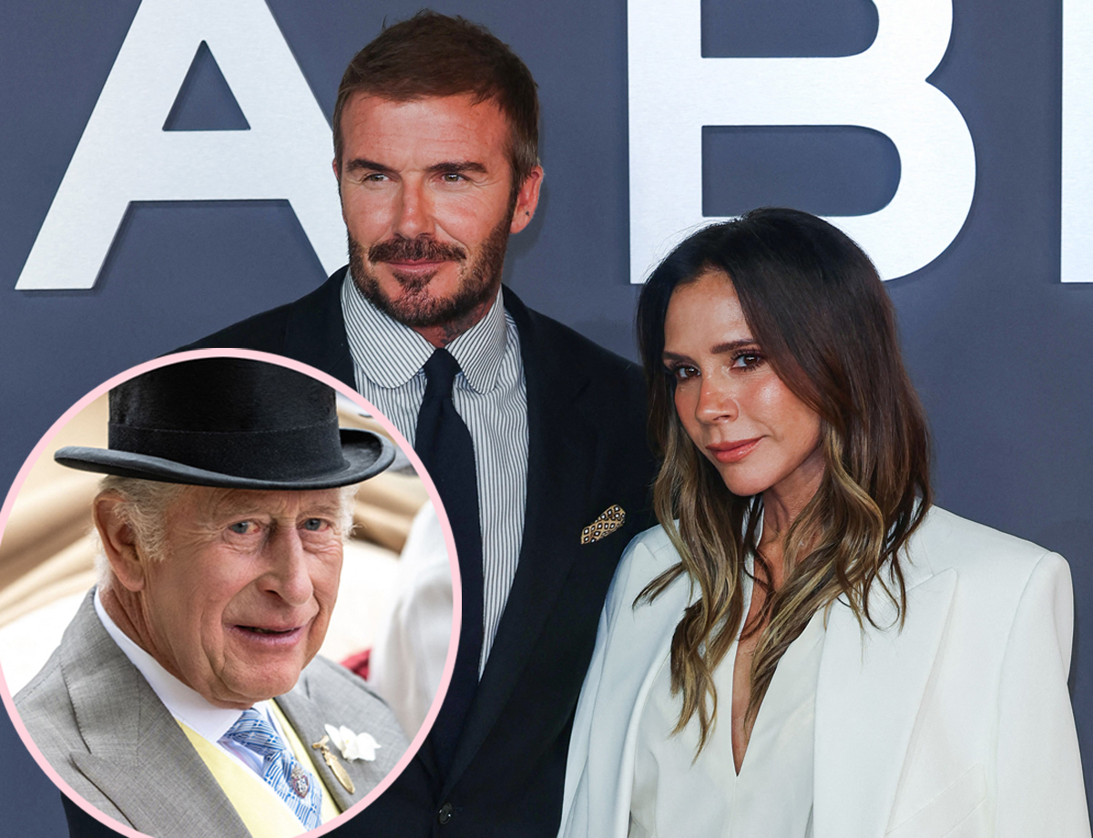David Beckham KNIGHTED By King Charles -- And It Took Victoria Just Minutes To Use The Honor!