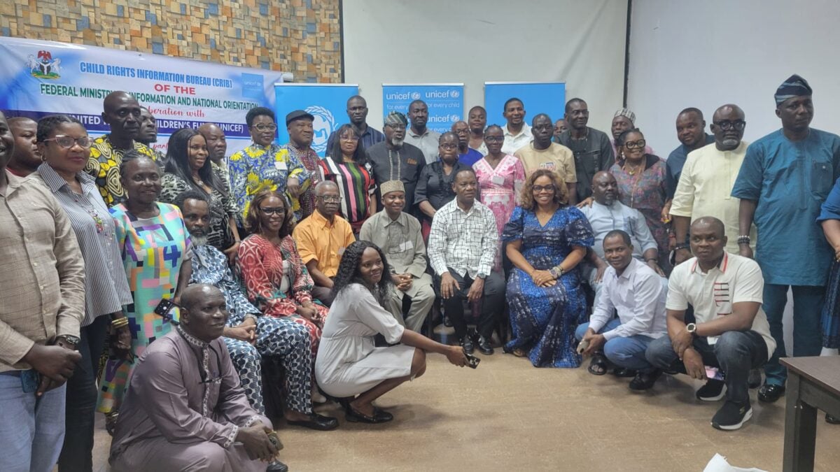 Federal Government, UNICEF Task Media Practitioners On Responsible Child Rights Reporting