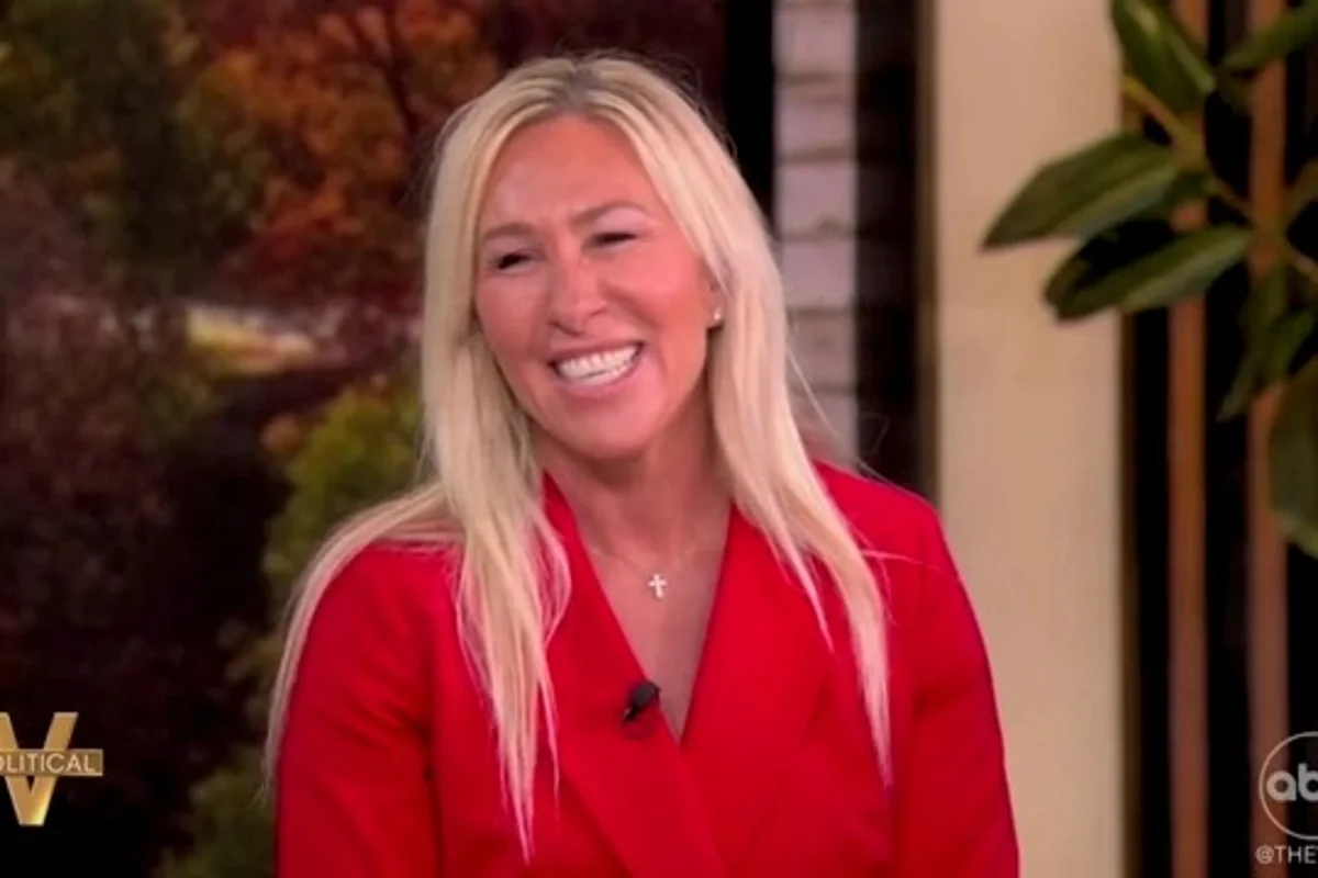 MTG soaks up cheers during lovefest on The View as she blasts Mike Johnson and ‘weak and pathetic’ MAGA world