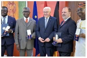 Meet the four individuals honoured by the German President during his visit to Ghana