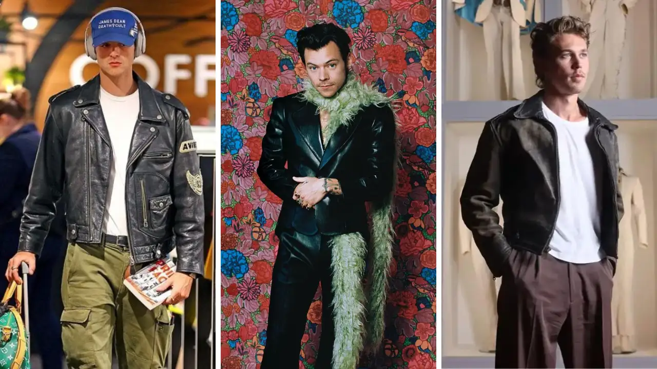 How Celebrities Style Leather Jackets: From Beckham to Styles