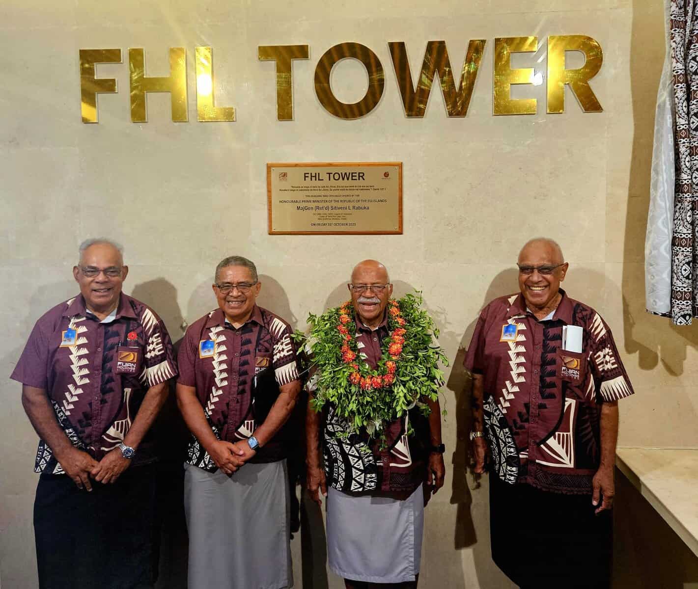 PM Rabuka inaugurates FHL tower