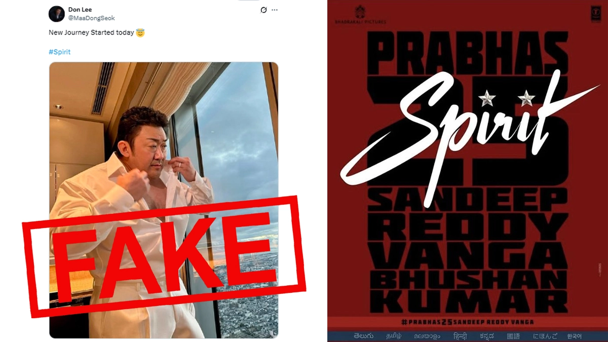 Fact Check: Has Don Lee Confirmed Being Part of Prabhas’ ‘Spirit’? Don’t Fall for This Fake X Account Impersonating South Korean Actor