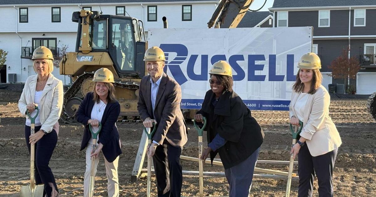 Morgan Stanley, Russell break ground on new building