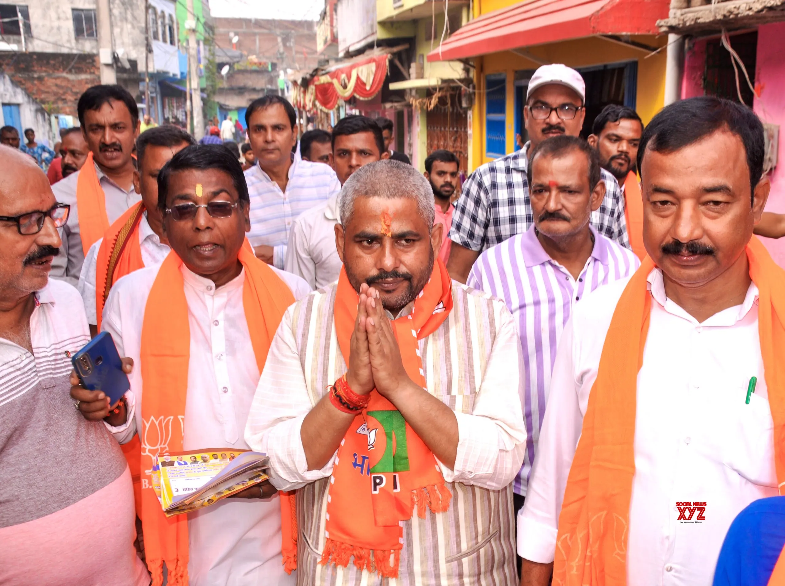 Bhagalpur: Rohit Pandey campaigns for Bihar polls #Gallery