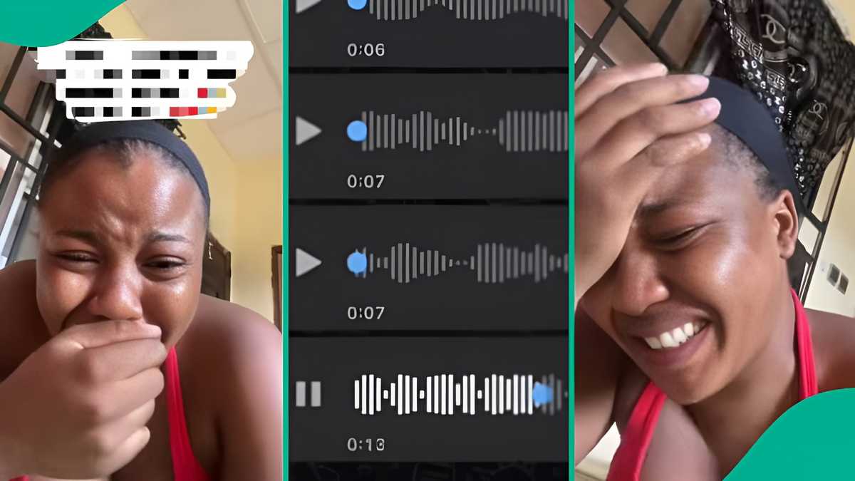 Nigerian lady weeps over boyfriend's reply after telling him she's pregnant, shares chat