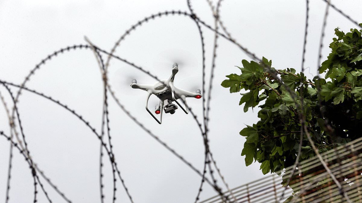 Labour is offering £60k to tech whiz who can devise plan to stop drones flying into prisons - as incidents skyrocket by 770%