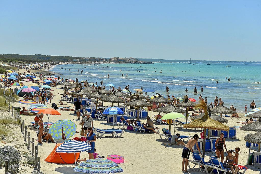 Mallorca human pressure rose in August but dropped off in Ibiza and Menorca