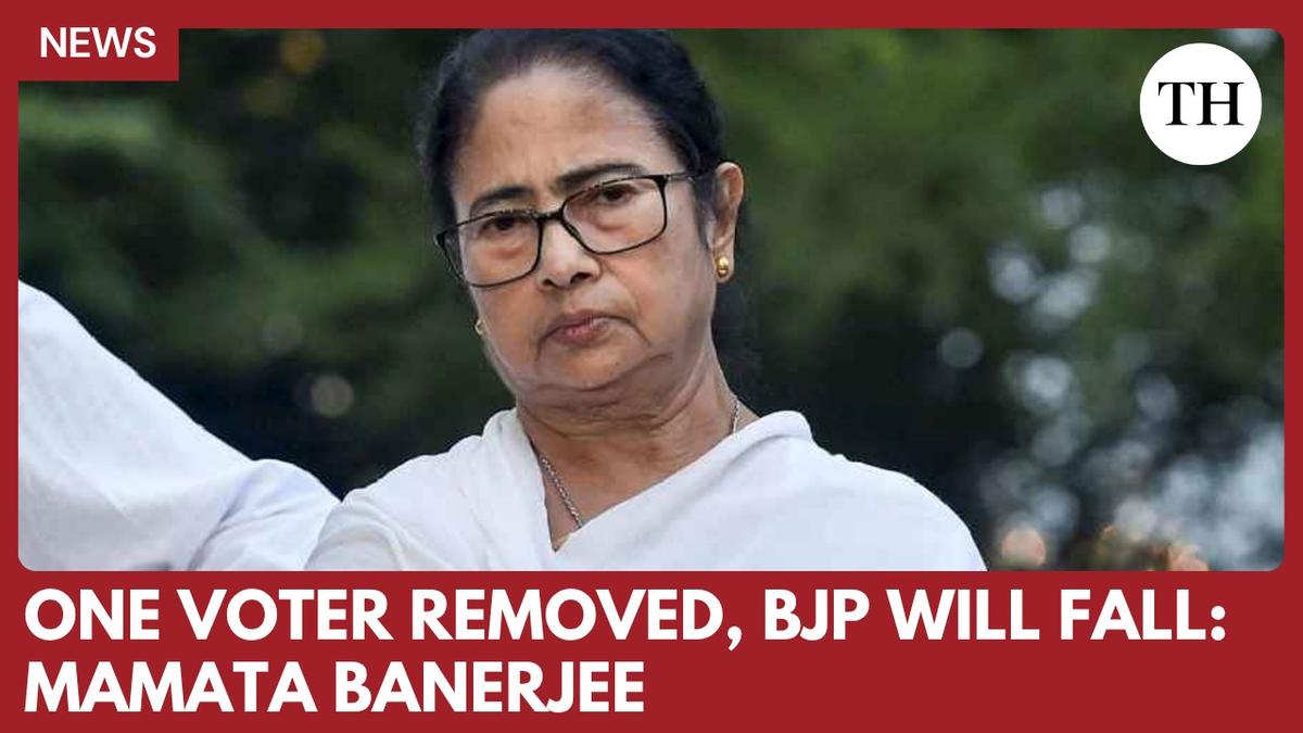 Watch: Mamata Banerjee warns BJP will fall if a voter is removed under SIR 2.0