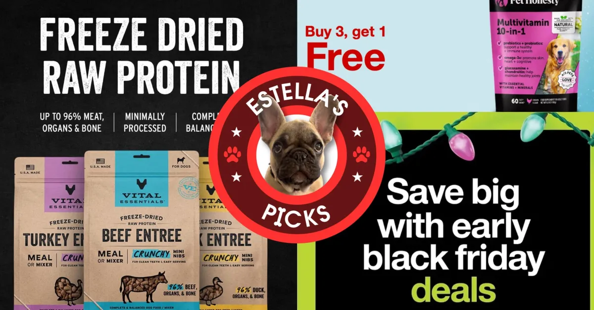 Estella’s top pet deals of the week: Early Black Friday offers, Shark cordless vac 50% off, treat dispenser 30% off, more