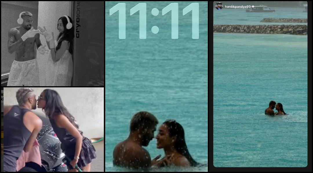 Hardik Pandya kisses Mahieka Sharma; sets intimate photo as wallpaper: Fans call them 'cringe couple'