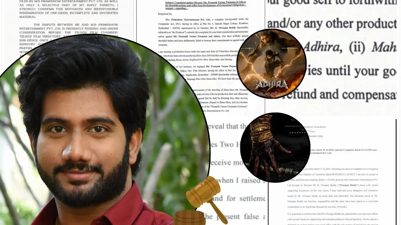 Niranjan Reddy Vs Prasanth Varma: Dispute Reaches Telugu Film Chamber, HanuMan Producer Seeks ₹200 Crore Compensation